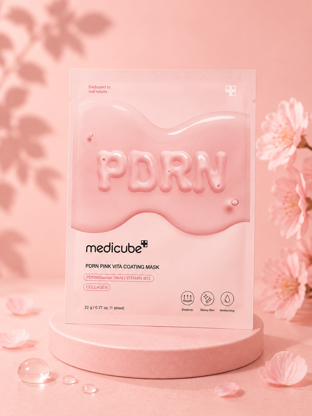Medicube Pdrn Pink Vita Coating Mask