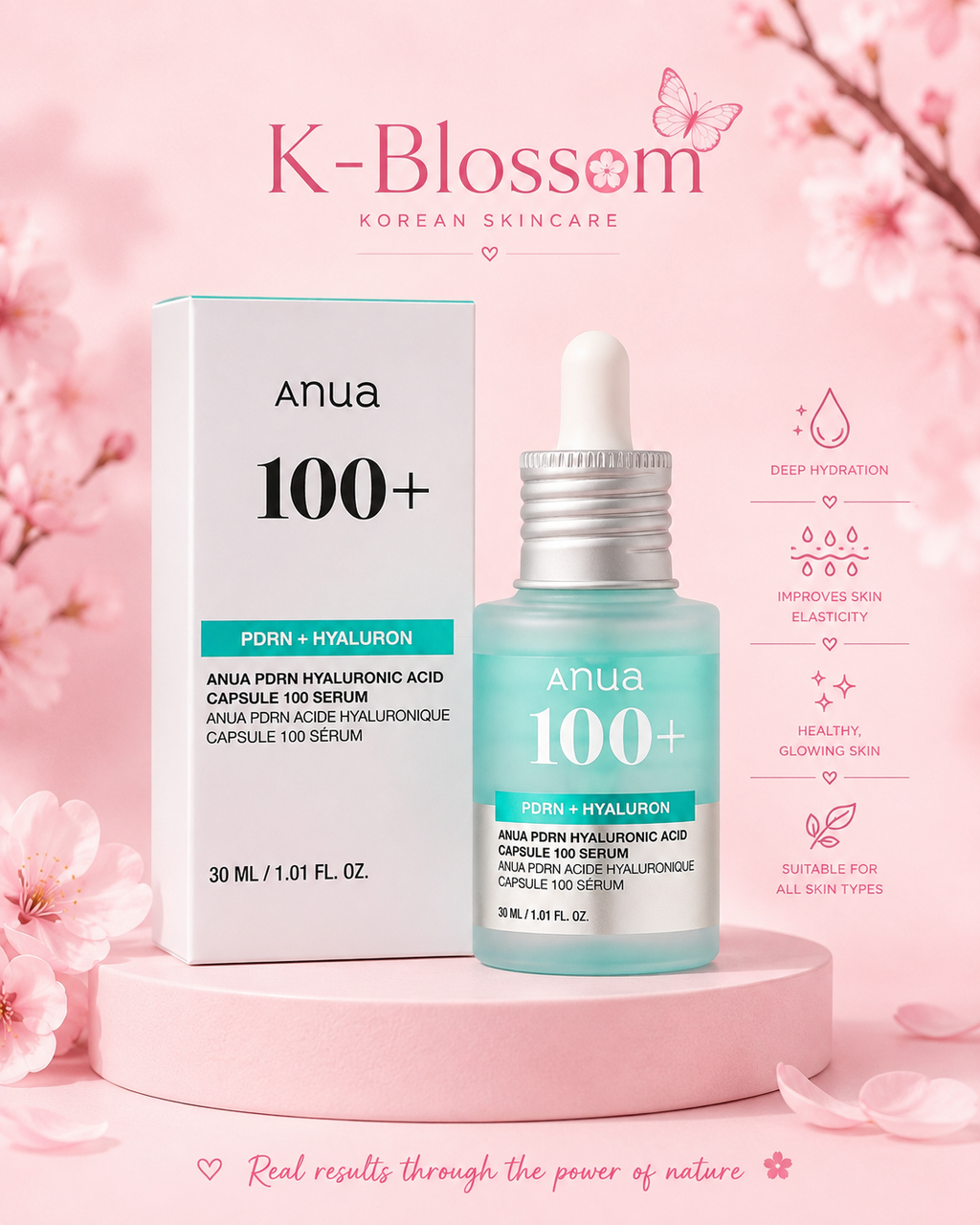 Anua PDRN Hyaluronic Acid Capsule 100 Serum 30ml