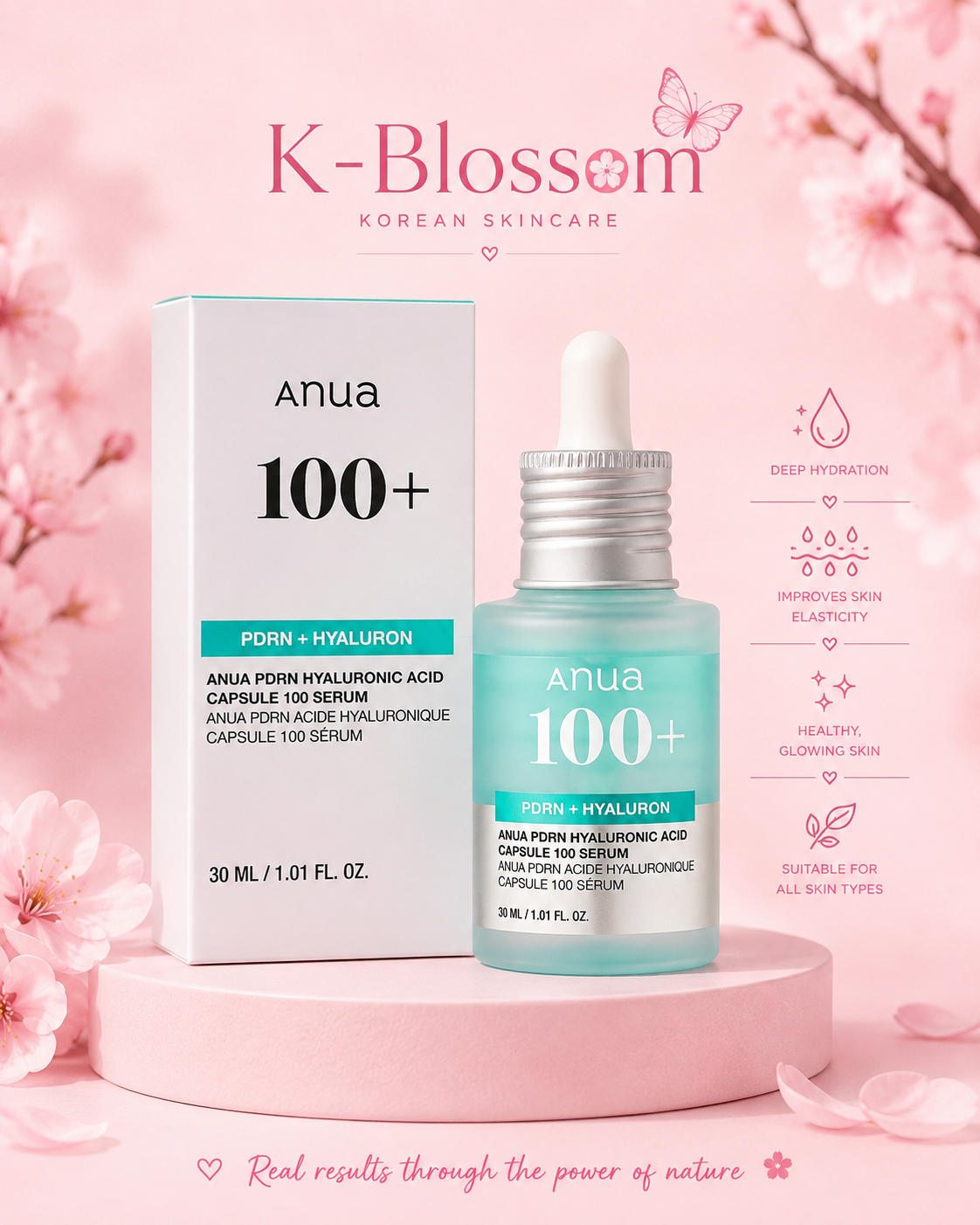 Anua PDRN Hyaluronic Acid Capsule 100 Serum 30ml