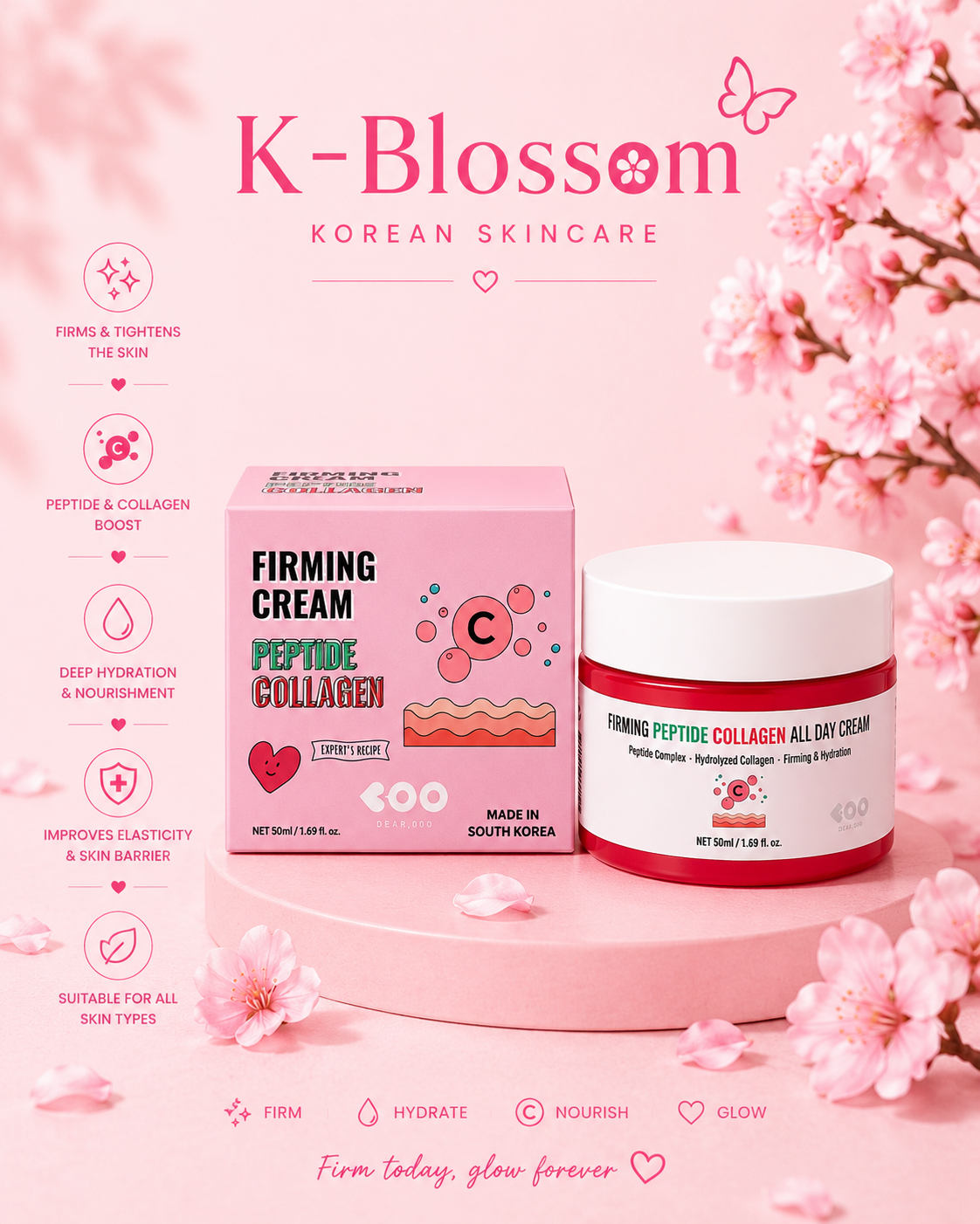 Firming Cream Peptide & Collagen