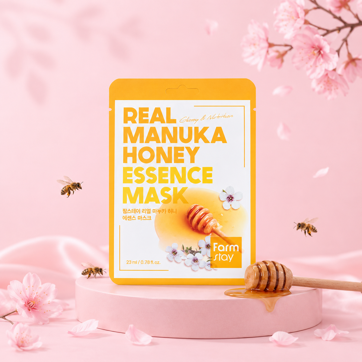 Farmstay Real Manuka Honey Essence Mask 23ml