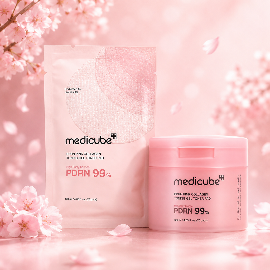 Medicube PDRN Pink Collagen Toning Gel Toner Pads (70 pads)