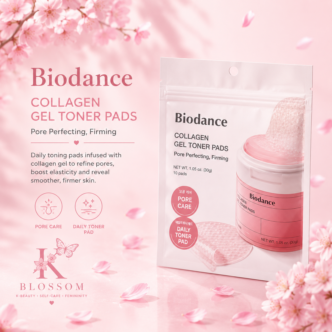 Collagen Gel Toner Pads