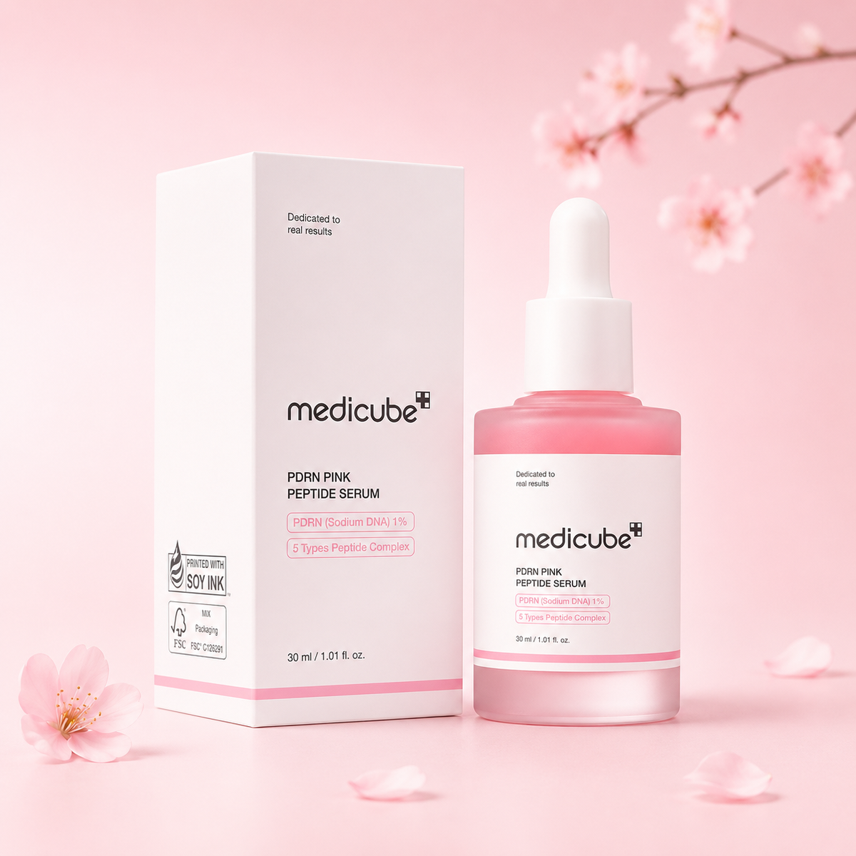 The Medicube PDRN Pink Peptide Serum 30ml