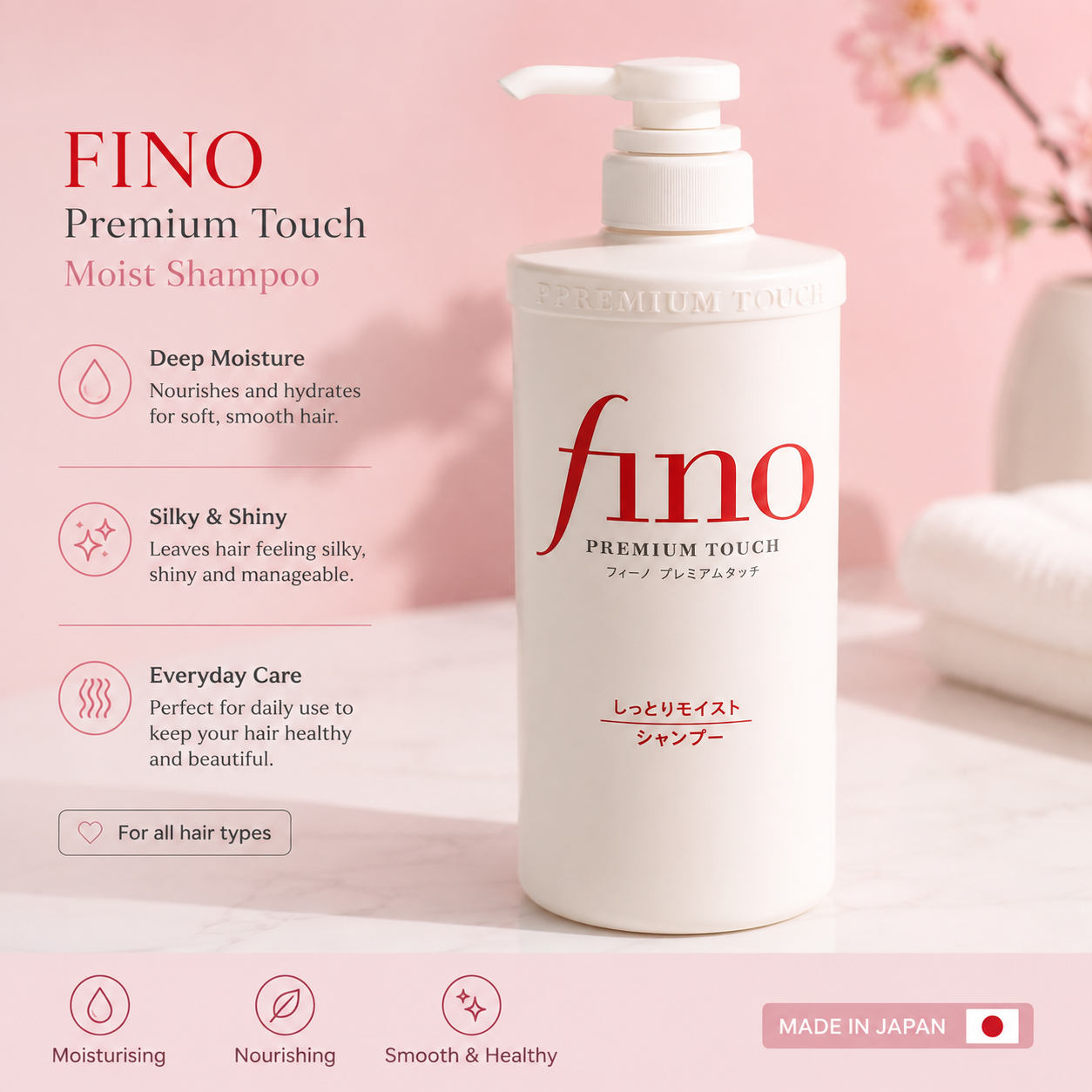 Fino Premium Touch Shampoo 550ml